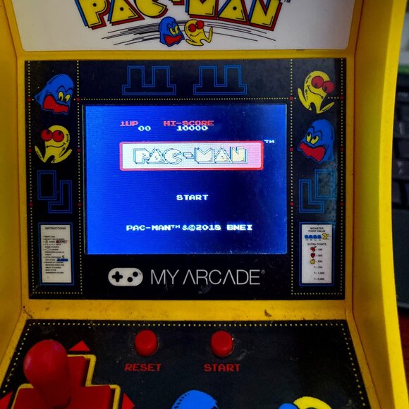The OG Pac Man Video Game in a Smaller Version
